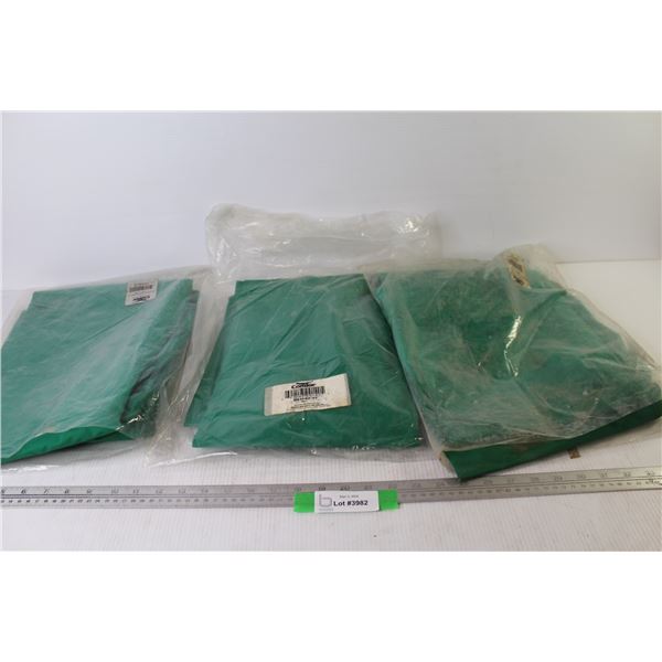 (3) Condor Bibbed Rain Pants (Size XLG - one set is wet)