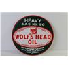 Image 2 : (2) 11 3/4" Round Tin Signs - Sinclair - Wolf's Head