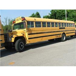 1986 CARPENTER SCHOOL BUS/71 PASSENGER/6.9L DIESEL (HAS LETTER OF CERTIFICATION) (NBISD)