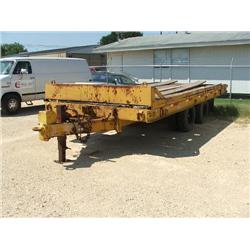 24' TILT BED TRAILER/PIN PULL/TANDEM AXLE/TANDEM WHEEL (CISD)