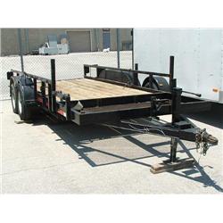17' TANDEM AXLE TRAILER W/DECK (COUNTY OF COMAL-SEIZED)