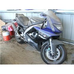 2001 YAMAHA YZF MOTORCYCLE LP (COUNTY OF COMAL-SEIZED)