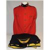 Image 19 : #8  WW2 KINGS CROWN RCMP PEAKED CAP UNIFORM SET