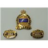 Image 1 : #9 CANADA MUNICIPLE POLICE ALBERTA CAP BADGE SET