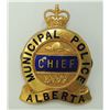 Image 3 : #9 CANADA MUNICIPLE POLICE ALBERTA CAP BADGE SET