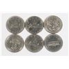 Image 1 : #28 6 CANADA VOYAGEUR DOLLARS 1968 TO 1973