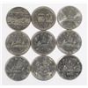 Image 1 : #29 6 CANADA VOYAGEUR DOLLARS 1974 TO 1985