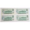 Image 2 : #35 4 SEQUENTIAL CANADA $1 ONE DOLLAR BILL 1973