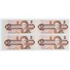 Image 1 : #37 SEQUENTIAL CANADA $2 TWO DOLLAR BILL BANK NOTE