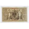 Image 2 : #43 1910 GERMAN 1000 REICHS MARKS BANKNOTE LARGE