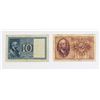 Image 1 : #45 1935 FASCIST ITALY 5 10 LIRE PAPER MONEY NOTES