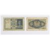 Image 2 : #45 1935 FASCIST ITALY 5 10 LIRE PAPER MONEY NOTES