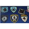 Image 3 : #64 UNITED STATES K-9 DOG POLICE FRAME 28  PATCHES