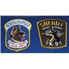 Image 9 : #64 UNITED STATES K-9 DOG POLICE FRAME 28  PATCHES