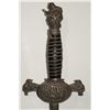 Image 5 : #68 ANTIQUE KNIGHTS OF PYTHIAS SWORD ENGRAVED