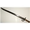 Image 10 : #73 FRENCH 1867 SWORD BAYONET W/SCABBARD MARKED