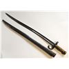 Image 2 : #73 FRENCH 1867 SWORD BAYONET W/SCABBARD MARKED