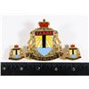 Image 1 : #103 ALBERTA TABER POLICE FORCE BADGE + COLLAR SET