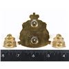 Image 2 : #103 ALBERTA TABER POLICE FORCE BADGE + COLLAR SET