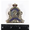 Image 1 : #105 ALBERTA COALDALE POLICE #2 CAP BADGE MARKED