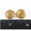 Image 1 : #124 EARLY ONTARIO PROVINCIAL POLICE BUTTON SET