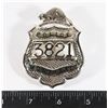 Image 1 : #142 QUEBEC MONTREAL POLICE 3821 SHIELD BADGE