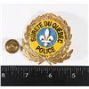 Image 1 : #156 CANADIEN SURETE DU QUEBEC POLICE BADGE WORN