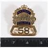 Image 1 : #168 NOVA SCOTIA SYDNEY POLICE BADGE 58 CANADA
