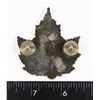 Image 2 : #179 CANADIAN B CANADA CAP BADGE MAPLE LEAF SHIELD