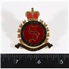 Image 1 : #185 CANADIAN  SENATE PROTECTIVE SERVICE CAP BADGE