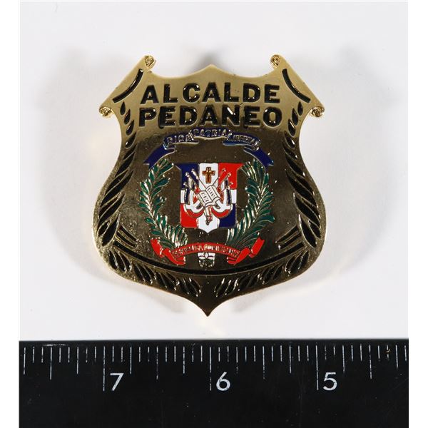 #203 ALCALDE PEDANEO DOMINICAN REPUBLIC POLICE