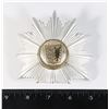 Image 1 : #207 GERMAN POLICE PEAKED CAP BADGE INSIGNIA