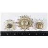 Image 1 : #210 GERMAN POLICE CAP BADGE INSIGNIA LOT OF2