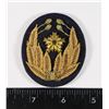 Image 1 : #213 JAPANESE POLICE CAP BADGE PEAKED CAP INSIGNIA