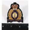 Image 1 : #231 RCMP CLOTH METAL CAP BADGE VARIATION 1980'S