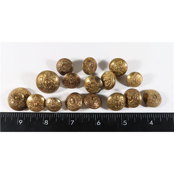 #240 WW2 ROYAL CANADIAN MOUNTED POLICE BUTTONS