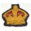 Image 3 : #243 1940'S RCMP SERGEANT RANK W/ TUDOR CROWN