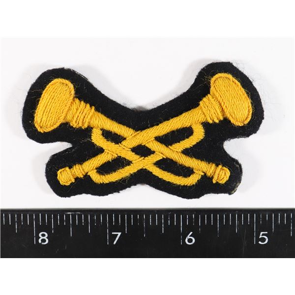 #249 EARLY RCMP TRUMPETERS BADGE WORSTED