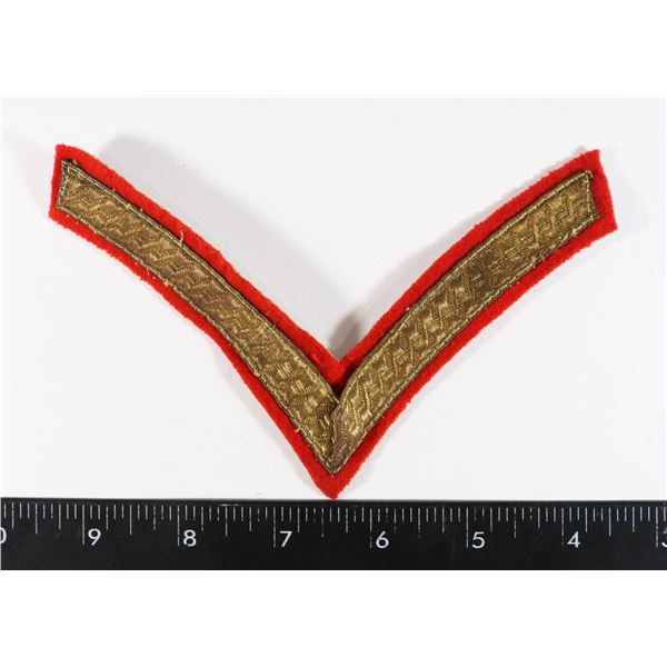 #252 RCMP LANCE CORPORAL CHEVRON INSIGNIA