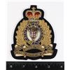 Image 1 : #261 RCMP VETERANS GOLD WIRE BLAZER BADGE QEII