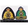 Image 1 : #262 PAIR RCMP PATCHES CRESTS BADGES QEII