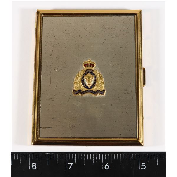 #292 VINTAGE 1960'S 1970'S RCMP CIGARETTE CASE