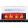 Image 1 : #294 SET OF 4 BOXED MODERN MINIATURE BADGES