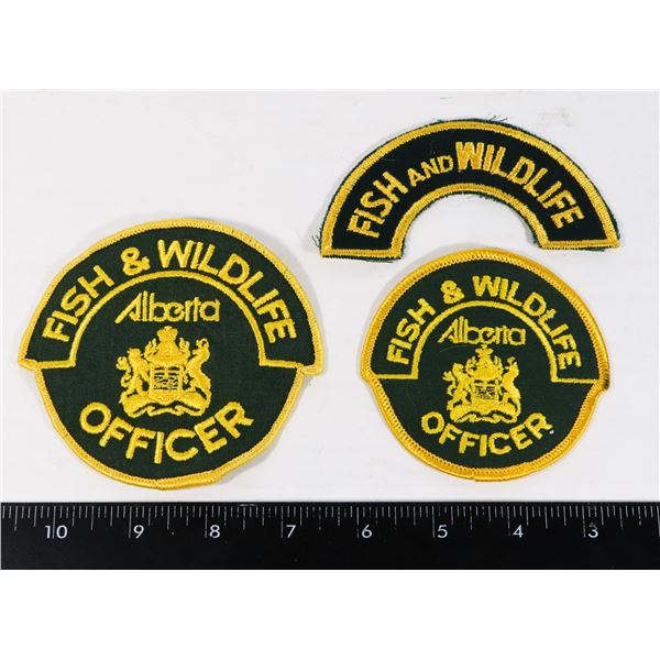 #358 CANADA ALBERTA FISH & WILDLIFE OFFICER PATCH