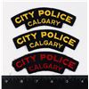 Image 1 : #366 ALBERTA CITY POLICE CALGARY LOT 3 PATCHES