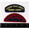 Image 1 : #377 CALGARY POLICE CANINE PATCH /PARKING CONTROL