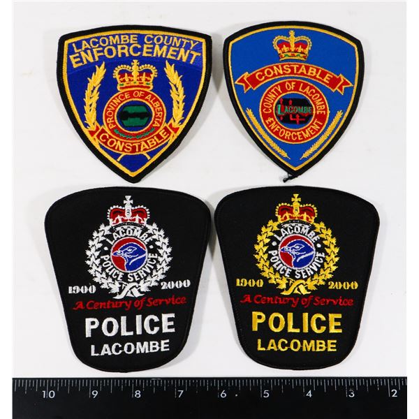 #397 ALBERTA LACOMBE POLICE CONSTABLE PATCHES