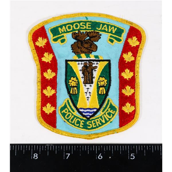 #402 SASKATCHEWAN MOOSE JAW POLICE SERVICE BADGE