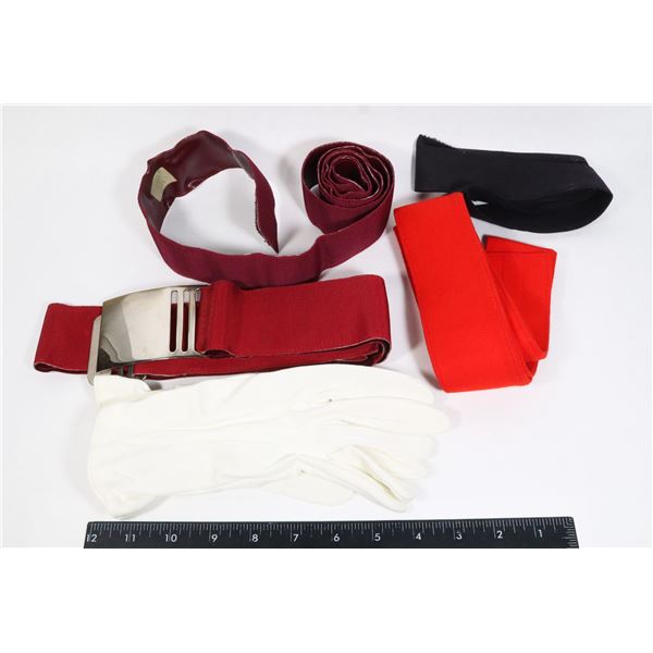 #404 ALBERTA LETHBRIDGE POLICE DRESS BELT GLOVES