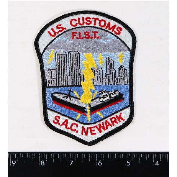 #407 U.S. CUSTOMS F.I.S.T. S.A.C. NEWWARK PATCH
